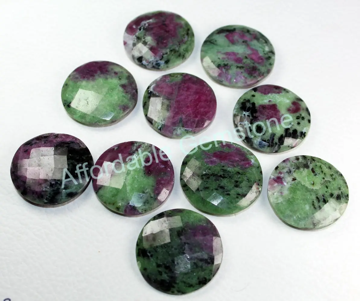 Natural ruby josite round shape beads handmade gemstone polished gemstones top drilled stones affordable gems beads and gems