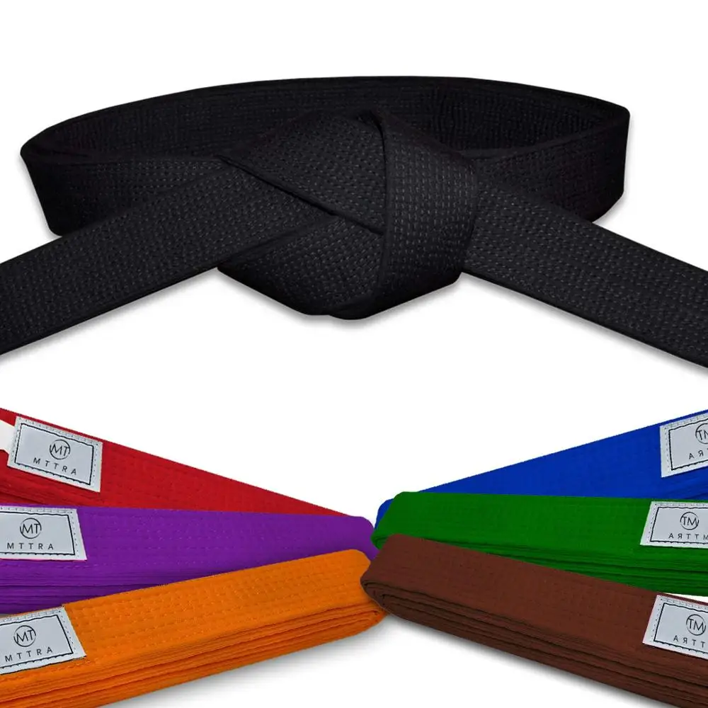  Custom Color Martial Arts Belts Karate /Taekwondo black belt for