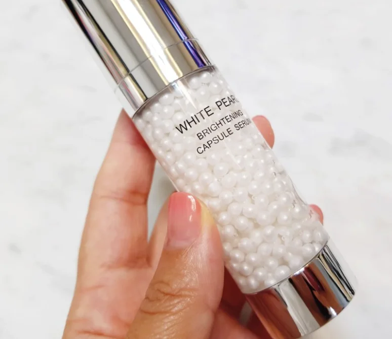 Korea Private label OEM wholesales Colorful micro capsule pearl caviar face serum anti wrinkle Whitening Anti-aging effect