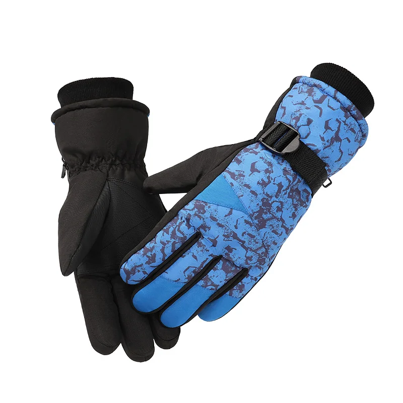 OEM Logo Design Thermal Waterproof Winter  Ski Snow Gloves For men women wholesale