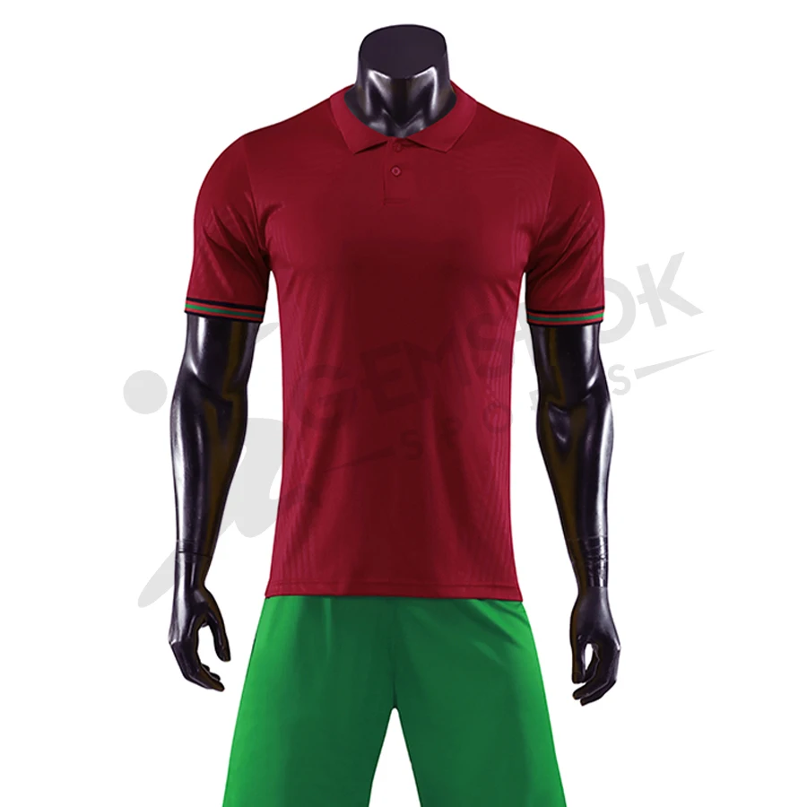 Football Jerseys Men Blank Soccer Jerseys Set Football Shirts Boys Soccer Uniforms Soccer Wear Wholesale Sublimation Plain Print