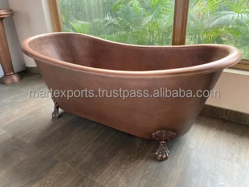 HIgh Quality Pure Copper BathTub Available in Customize Designs with Premium Finishing and Packaging