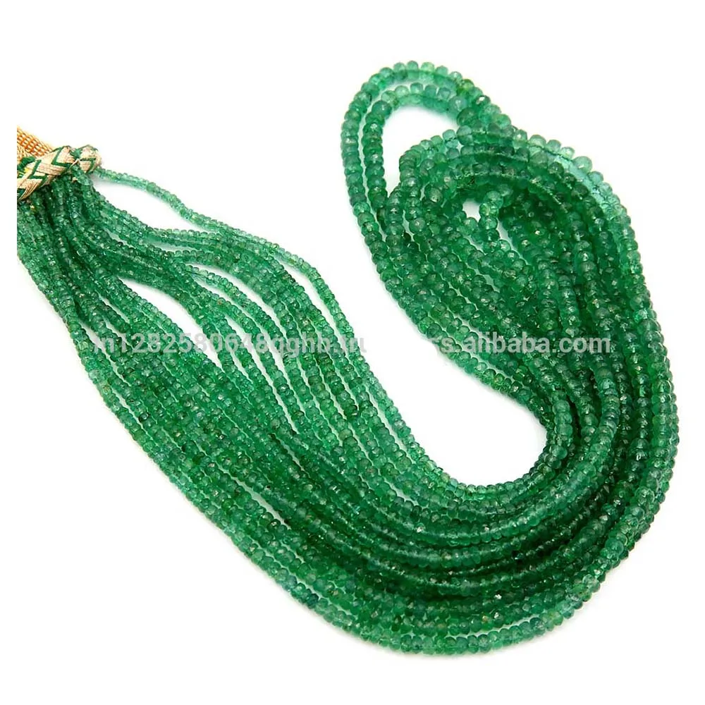 Изумрудные бисерные нитки высокого качества ювелирные изделия для женщин Лидер продаж праздничная и аутентичная одежда многослойное ожерелье