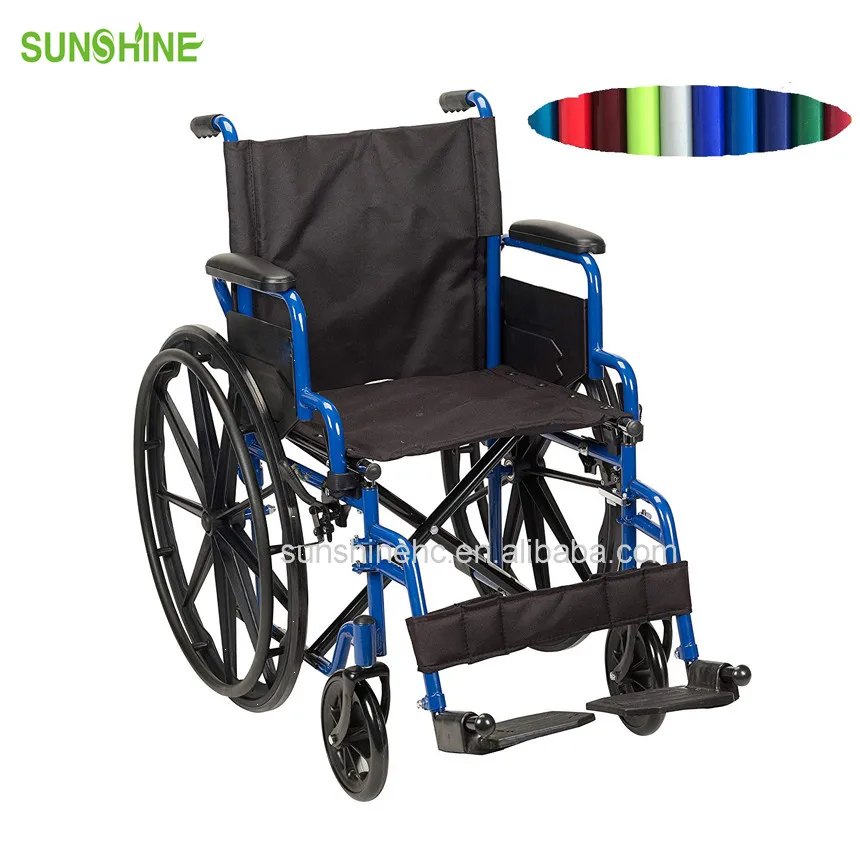WH932S High Quality Economic Medical Wheelchair Steel Manual Wheelchair For Elderly And Disabled