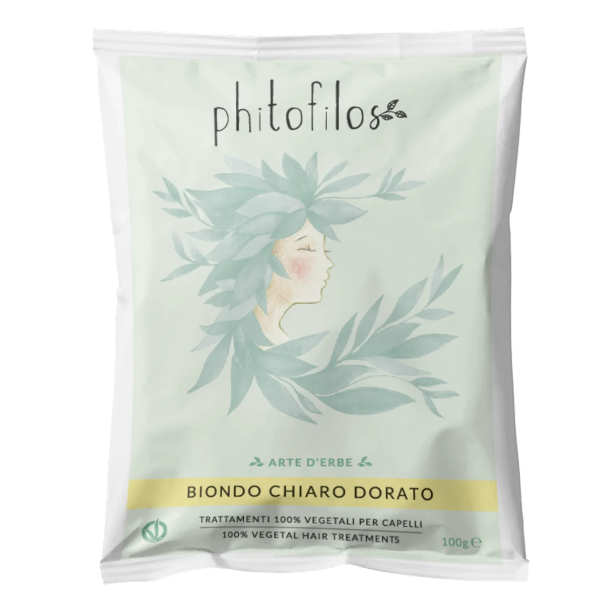 100g Gold Blond color hair henna treatment Hair dye