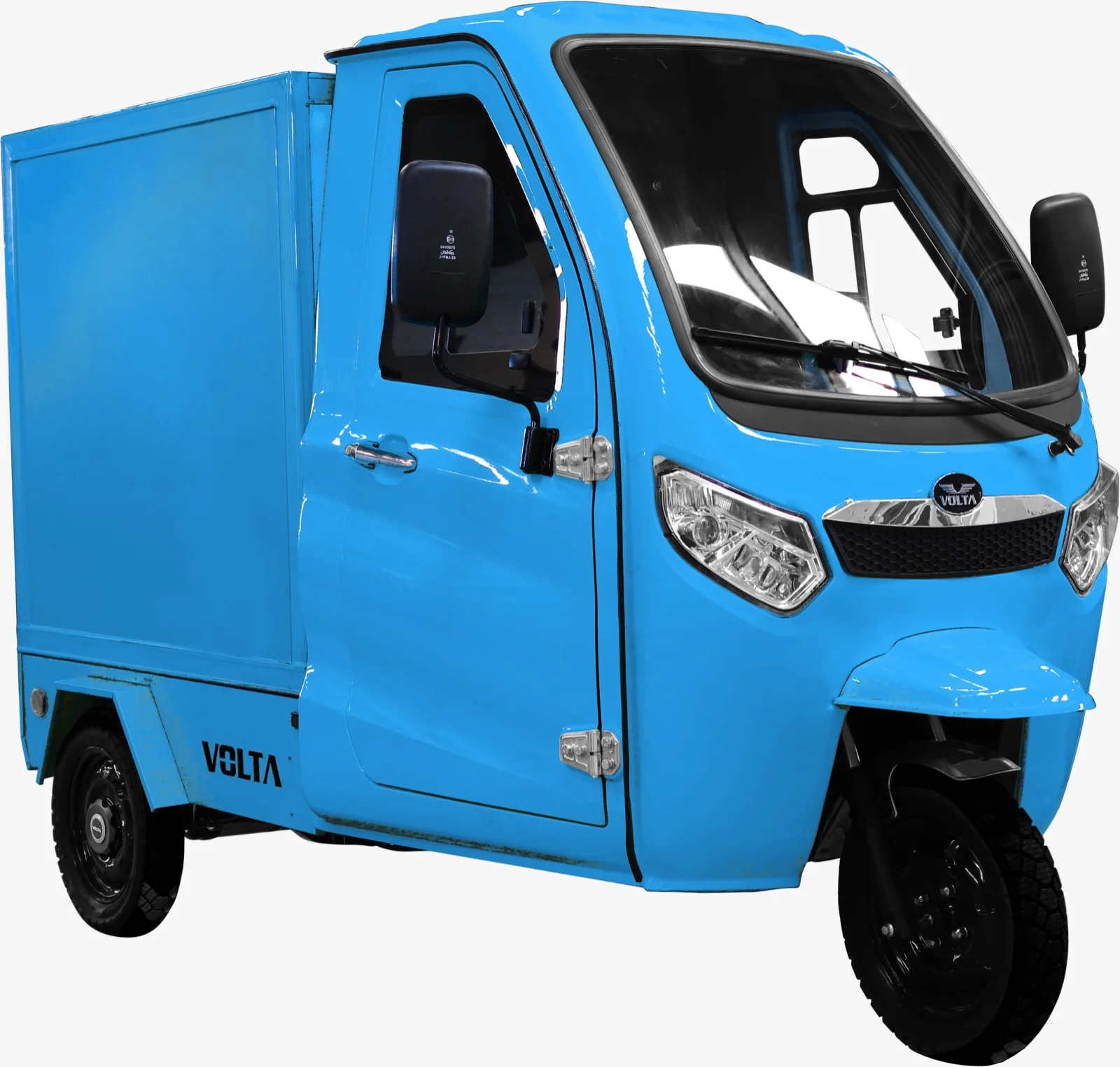 VTA VT7 72V 75Ah LIFEPO4 BATTERY THREE WHEEL ELECTRIC CARGO TRICYCLE WITH LARGE CARGO PLATFORM IN BACK MADE IN TURKEY