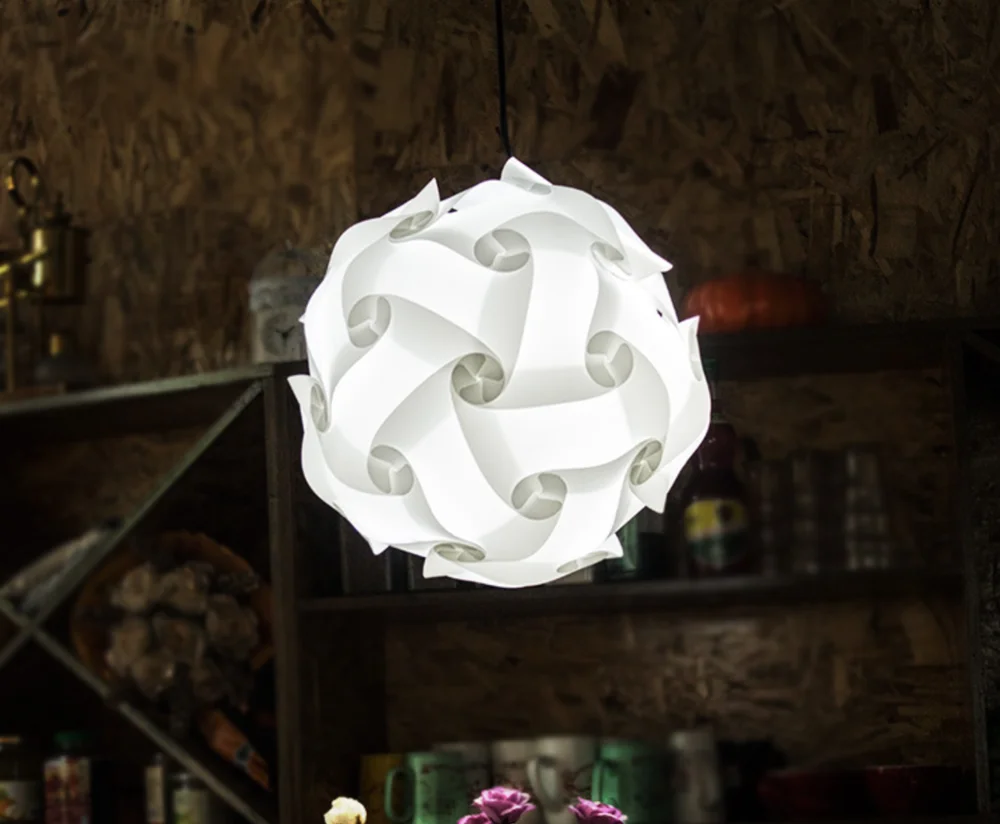 
DIY Puzzle Lamp Shade - Modern IQ Light in 30 Pieces min. 