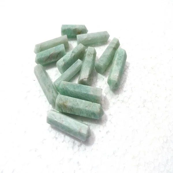 Natural Amazonite Single Terminated Crystal Pencil Point Crystals Points for Sale
