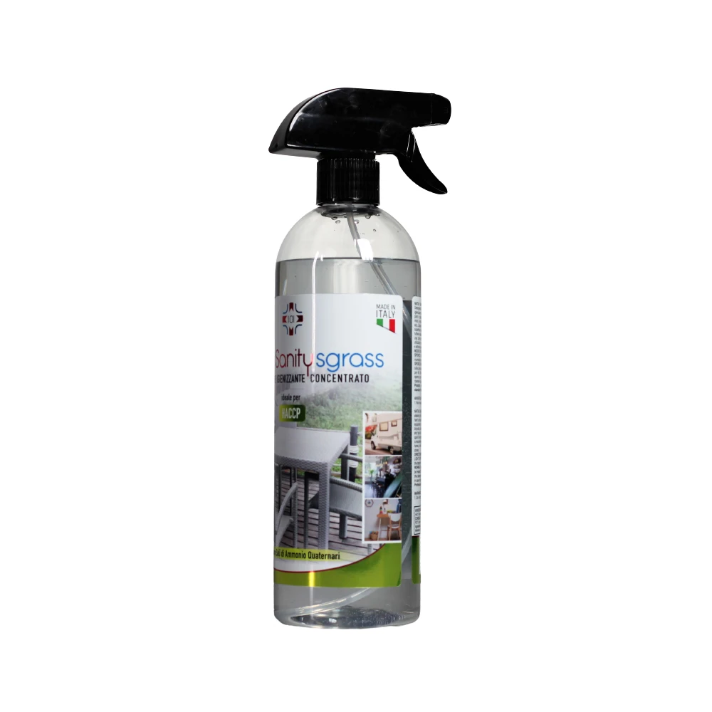 Made In Italy New Technology 750 Ml Professional Degreaser Sanitizing Cleaner Spray For Surfaces