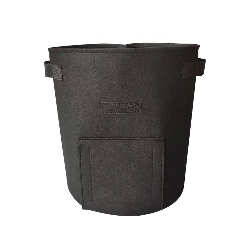 Большой тяжелый круглый контейнер для посадки, сельскохозяйственная ткань из фетра, нетканый контейнер для выращивания картофеля и растений