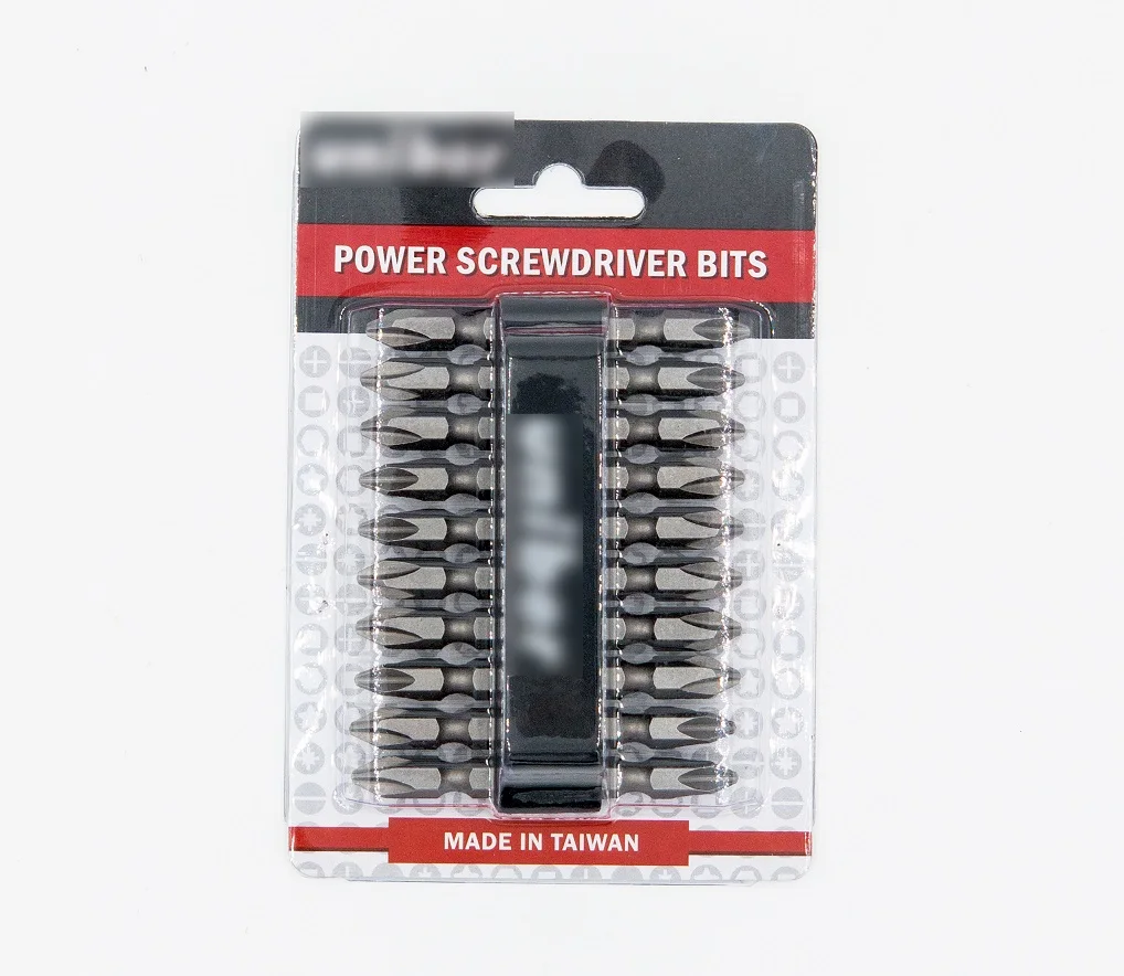 Taiwan Made High Quality Anti Slip S2 Ph Phillips Screwdriver Power Bit Double Ended 65mm