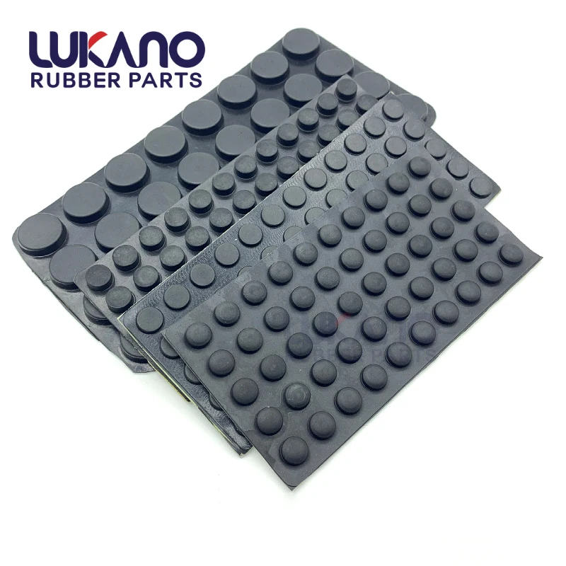 Self adhesive bumper black rubber feet adhesive rubber bumper