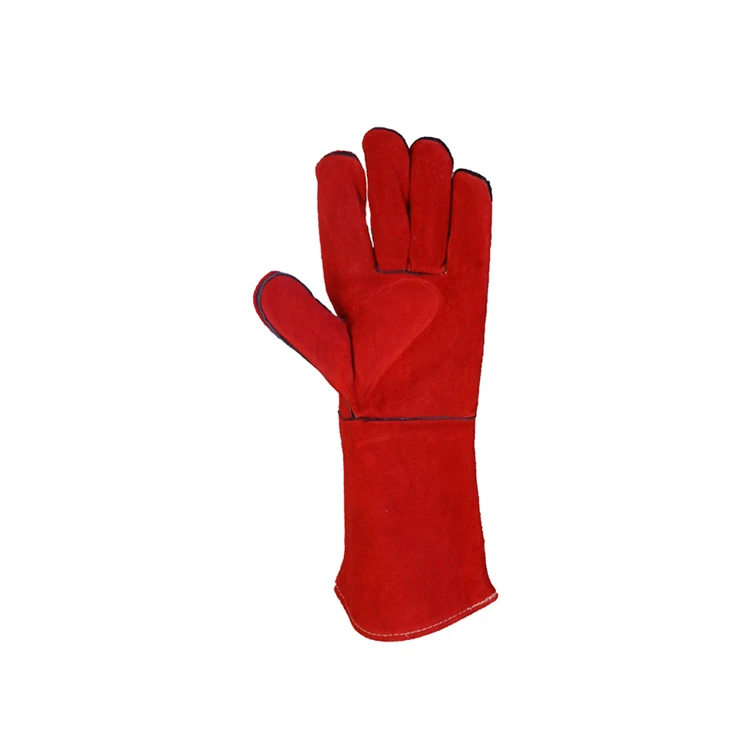 Welding Gloves For Manufacture  Genuine Leather  Made Welding Gloves