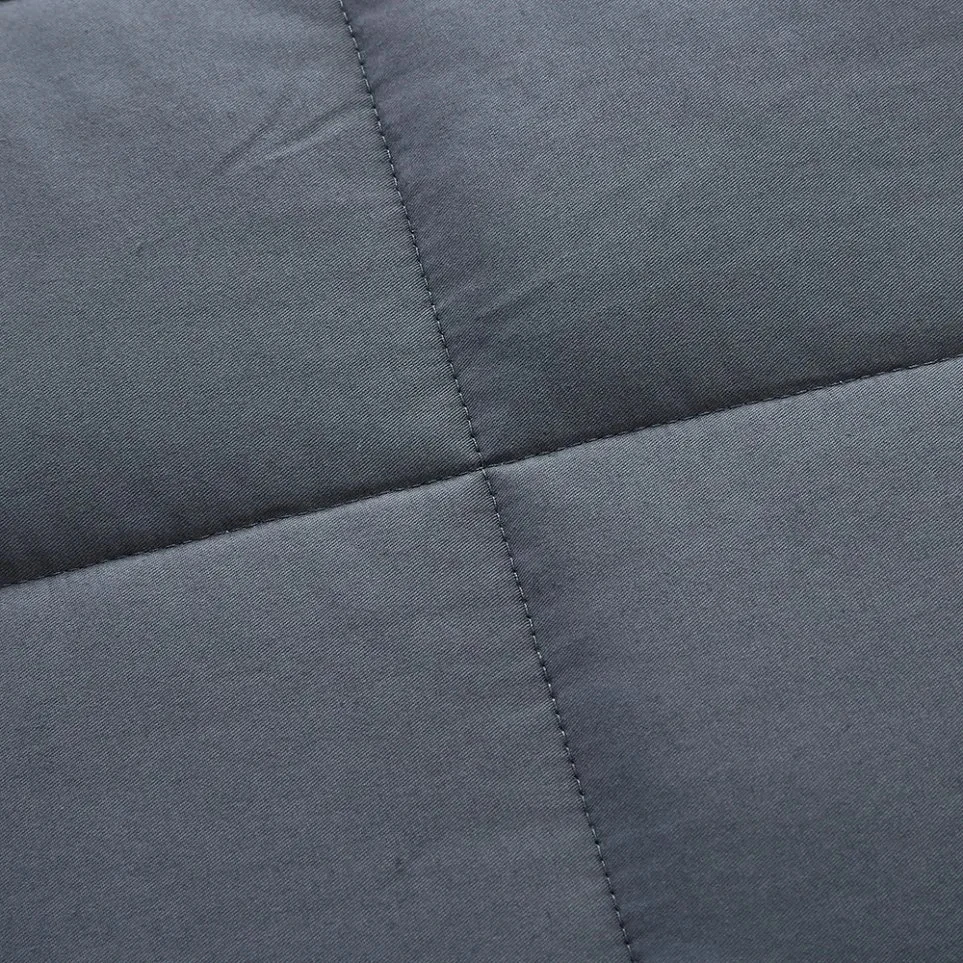 Custom Organic Cotton Sensory Queen Size Weighted Blanket With Cover For Adult And Kids