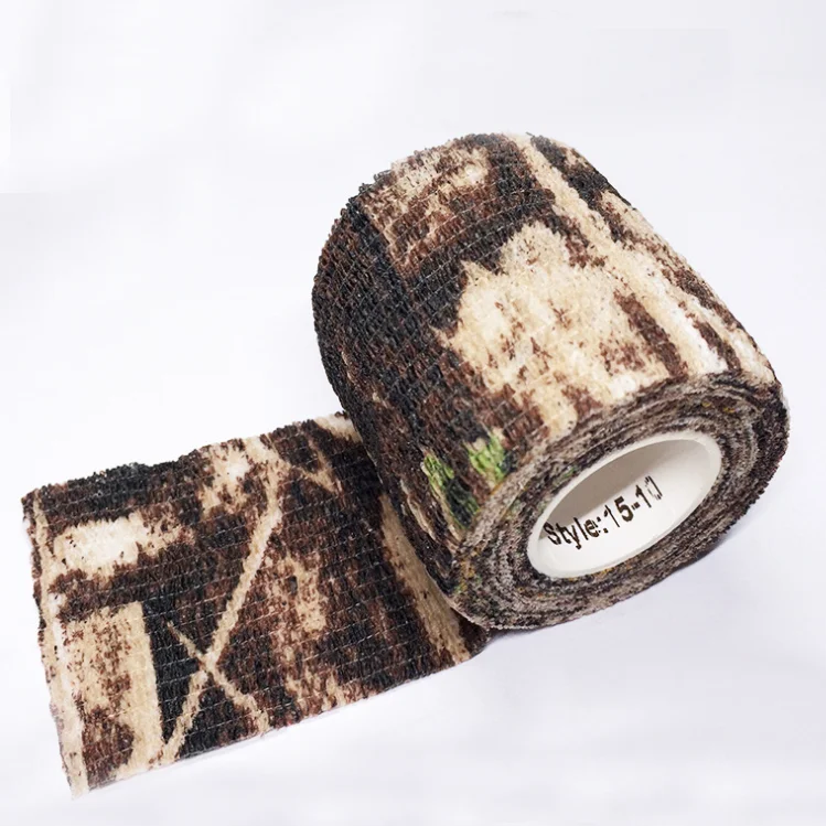 Size of 5 cm *450 cm Colorful Self Sticky cotton Elastic Bandage,camo tactical tape for hunting medical bandage