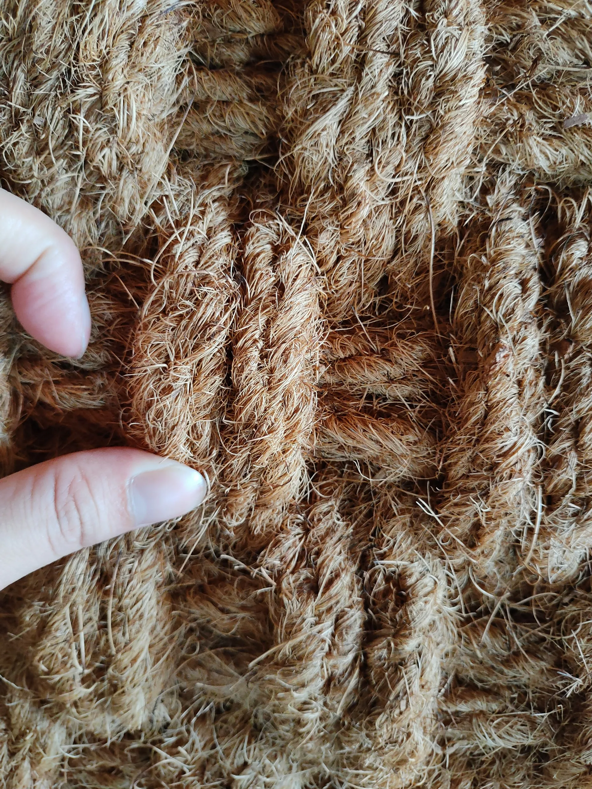 Traditional Customized Coconut Fiber Mats Coco Carpet Coco Liner Coco Rolled Mat Vietnam Export