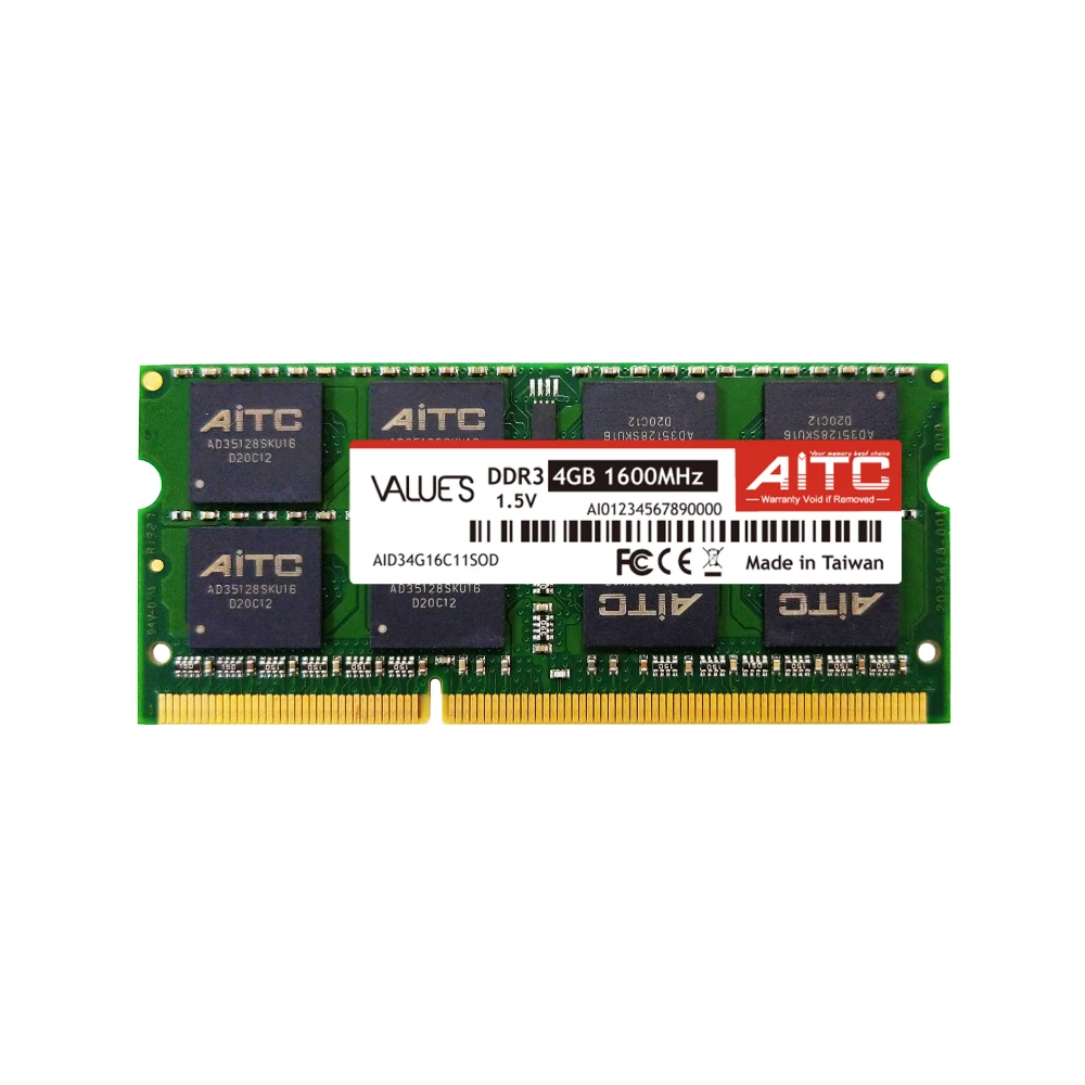 Оперативная память для ноутбука DDR3 4 Гб 1600