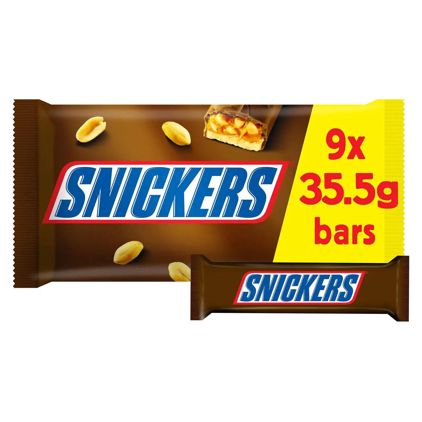 Оптовая продажа шоколадные бруски Snickers 51 г