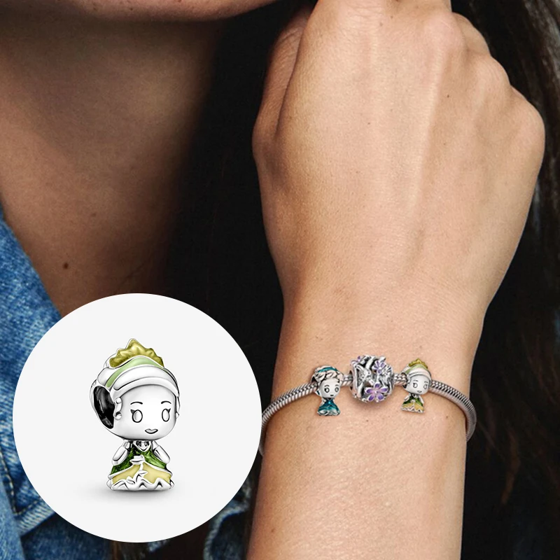  Оптовая продажа шарм бусины Многоэлементный кулон сделай сам эмалированные браслет для женщин