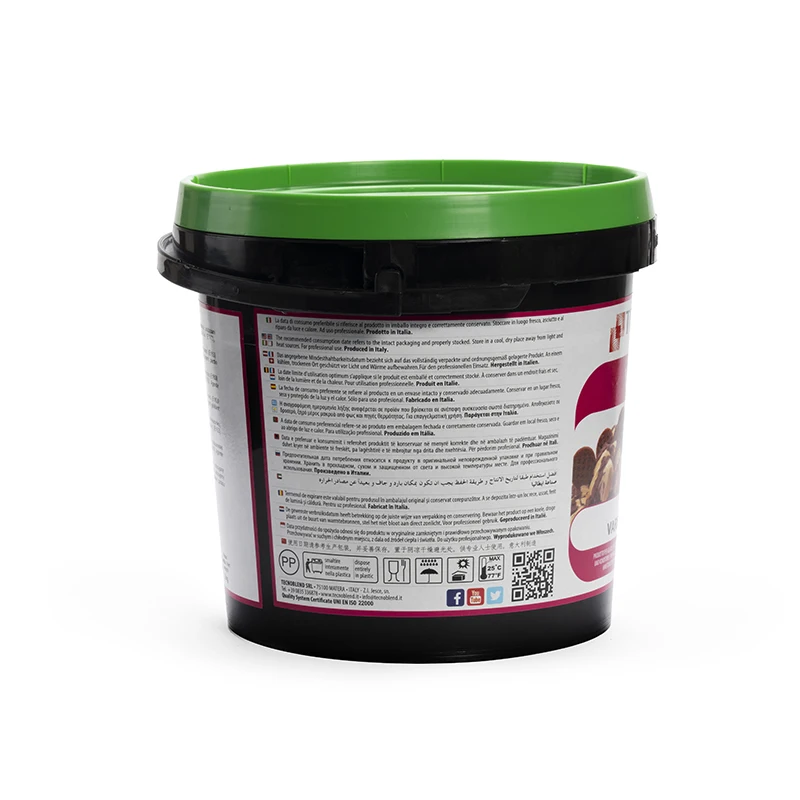 Made in Italy ICE CREAM MIX VARIEGATES AMARENA CHERRY GELATO - 3 kg Bucket