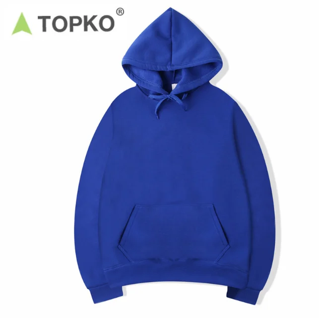 TOPKO OEM High Quality wholesales women custom LOGO gym unisex black hoodie