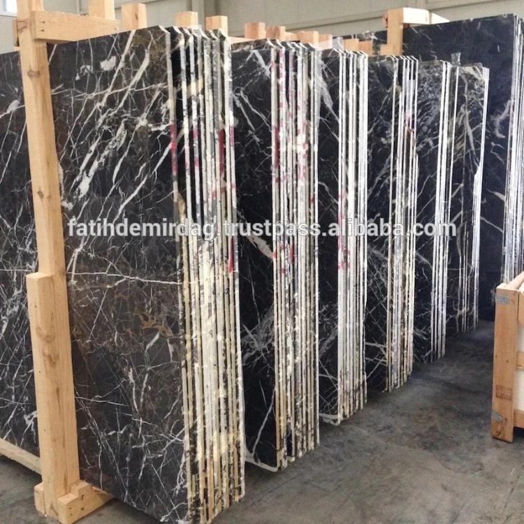 
 Черная мраморная плита-паук x 20 мм  