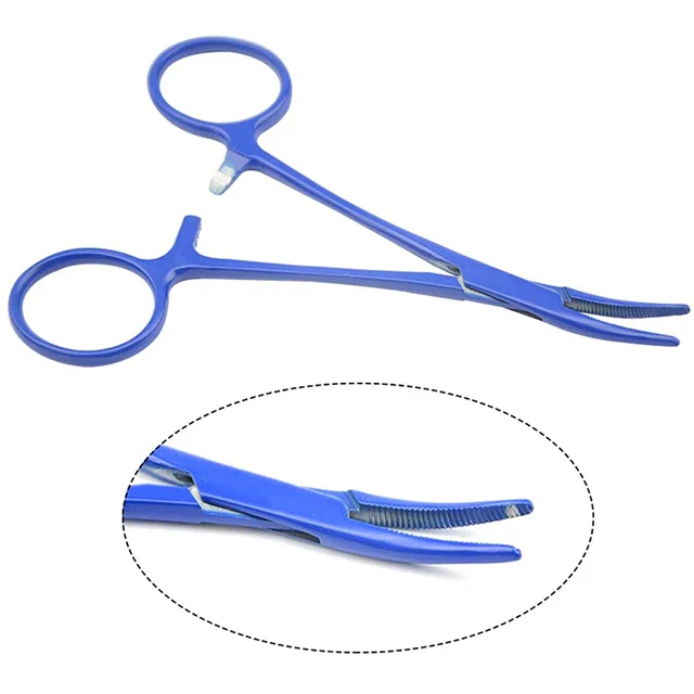 Stainless Steel Hemostat Hemostatic Forceps, Pet Ear Hair Pull Forceps Pet Forceps