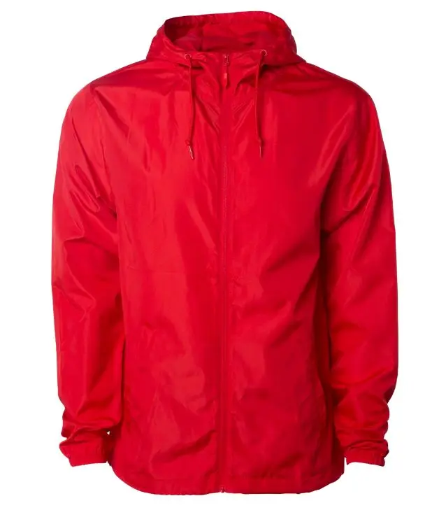 
Light and portable Windbreaker Jacket weather ready hooded windbreaker. 