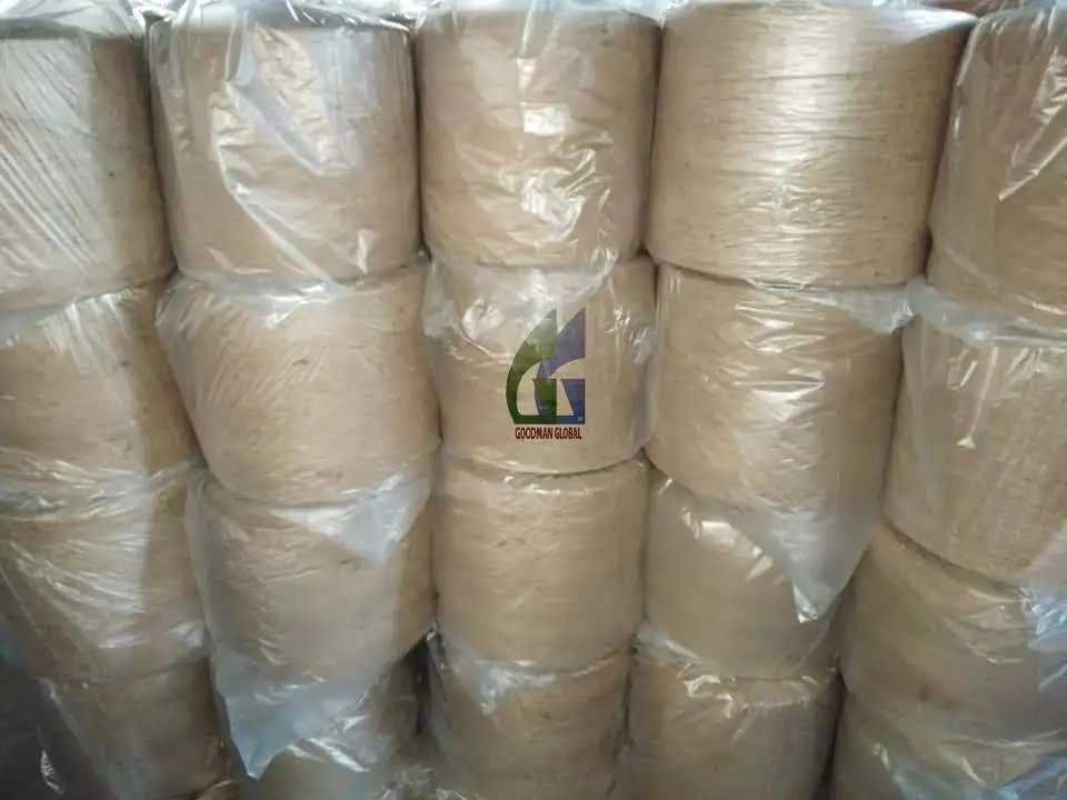 Jute Yarn 24 Lbs 1 Ply CRP Quality 10 kg Spools 100% Tossa Yute Goodman Global Bangladesh