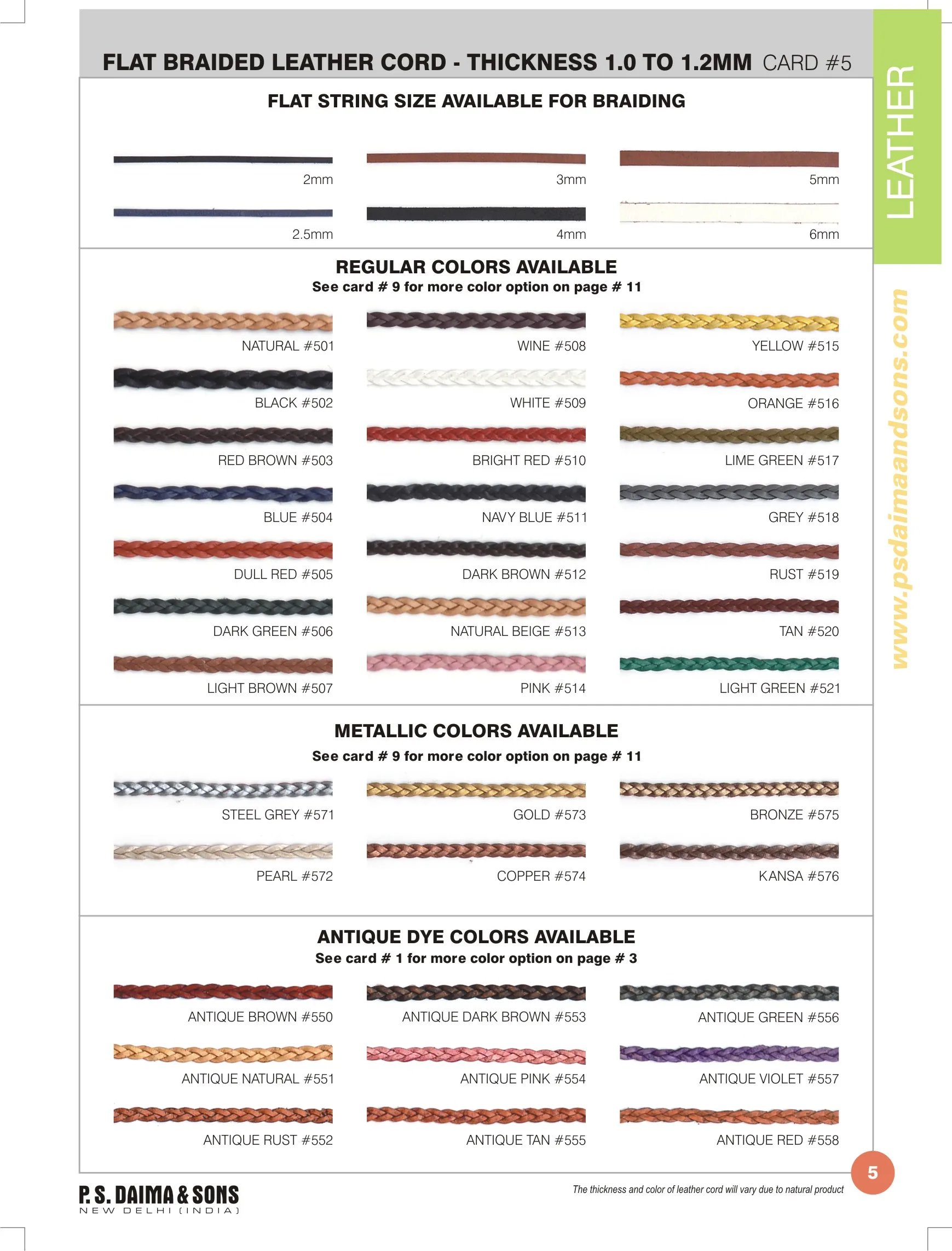 Made In India Necklace Bracelet Earring Making Leather Cods Grey Flat Leather Cord For Making Jewellery At Affordable Prices