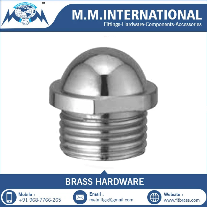 Brass Hex Type Threaded Pipe Fitting Plug For Plumbing Fittings For Water Stopping