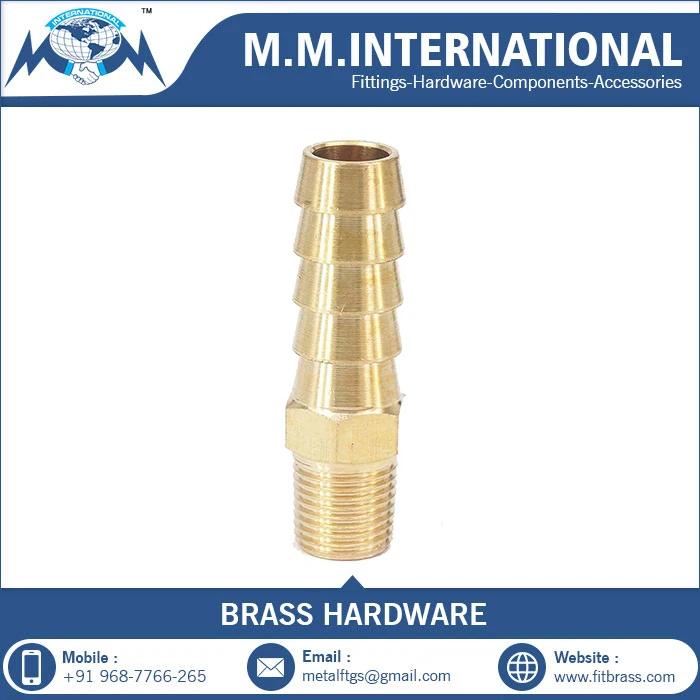 Brass Hose Nipple Fittings Threaded Brass Pipe Fittings