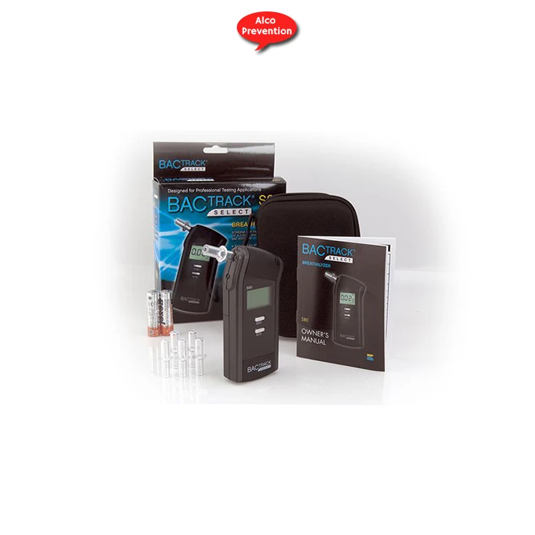 Clinical or Professional Use Alcohol Content Digital LCD Tester Breathalyzer