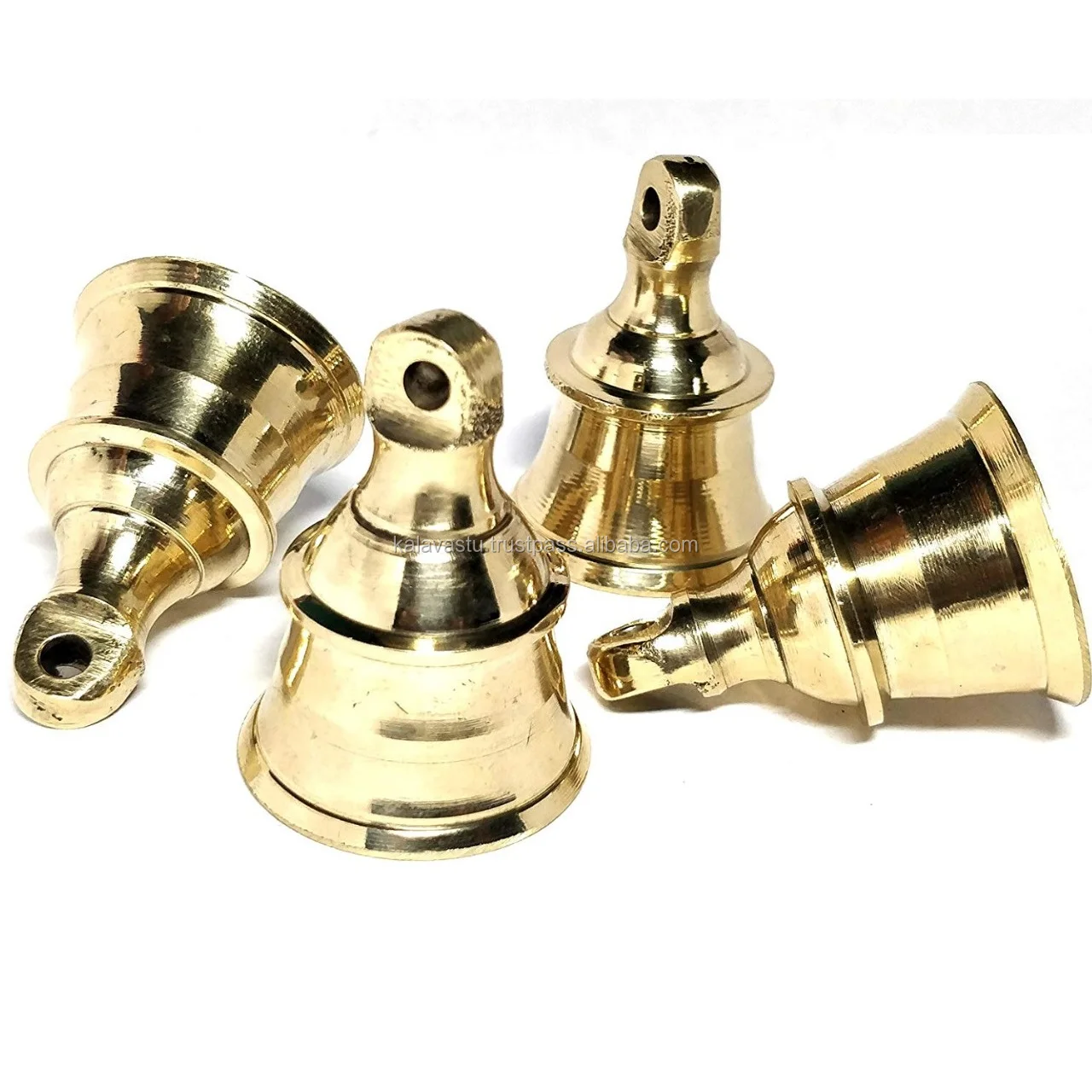 Small Brass Bell Size Two Inch Handmade Brass Bell and Glass Beads Wind Chime and Unique wind Chime