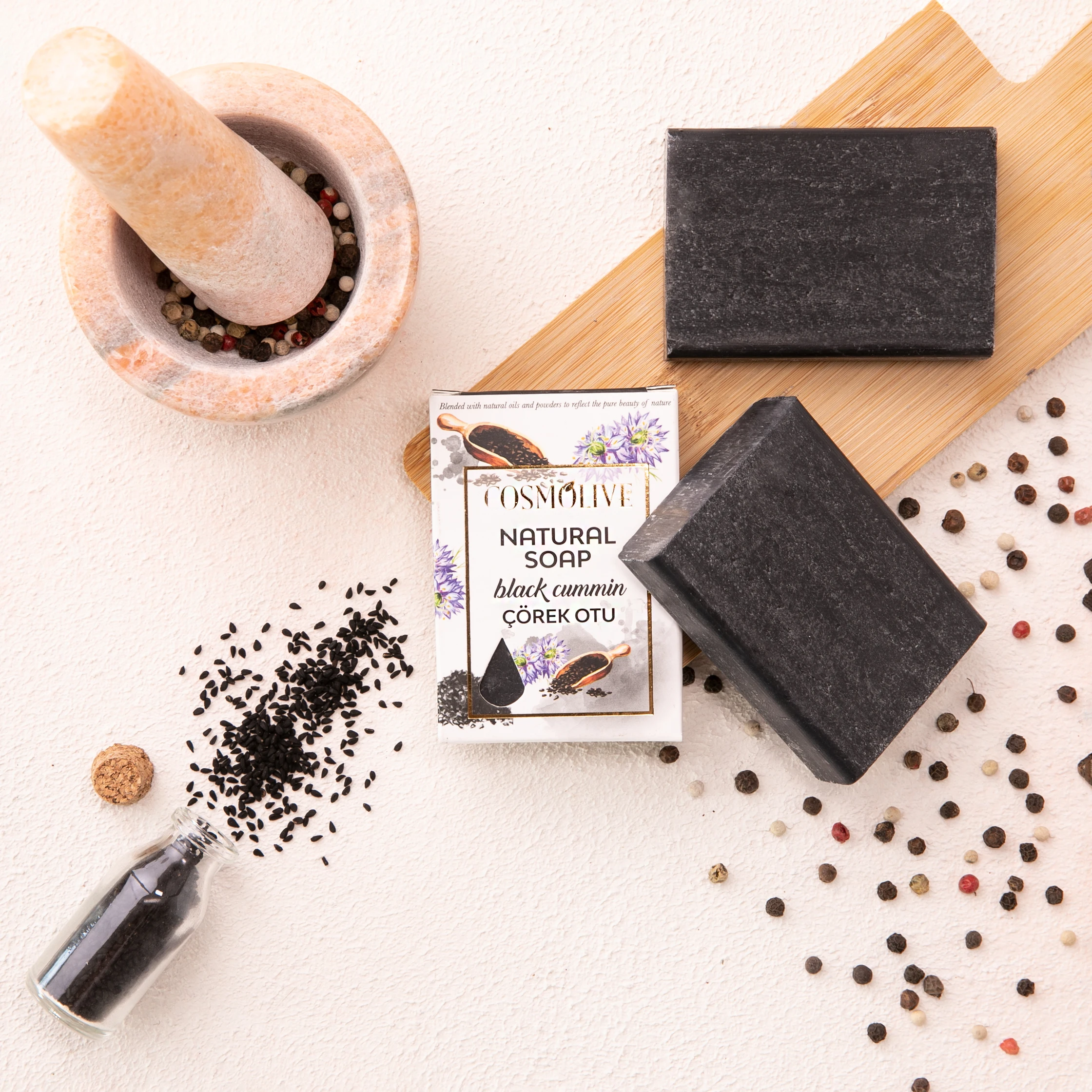 
Natural Soap Black Cummin 100 gr Turkey high Quality 