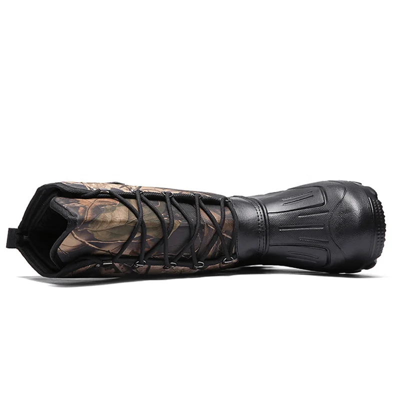 Good design hunting boots real full grain leather outdoor hiking waterproof boots for men and women winter outdoor warm wool