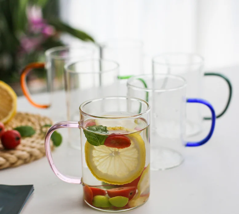 Color handle best-selling single-cup coffee cups and teacups