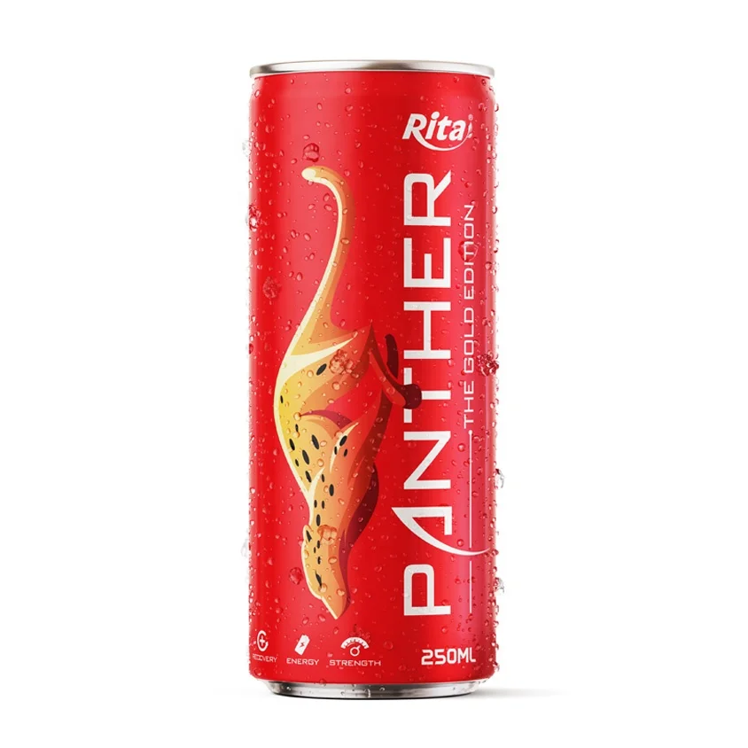 Оптовая продажа OEM Private Label 250 мл консервированный энергетический напиток пантера конкурентоспособная цена освежающий oem
