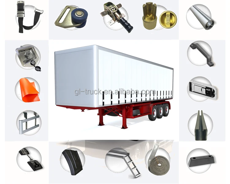 GL-15319 Truck Sliding Tie Down Webbing Winch Cargo Winch