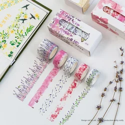 Wash Tape set Statioonery set Free Sample aquarelle scrapbook   Custom Design Washi Dispenser Masking Tape  CMYK+Gold Tape