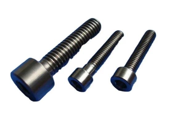 Hex head titanium bolts and nuts M14 DIN912 Grade2 titanium screws best price