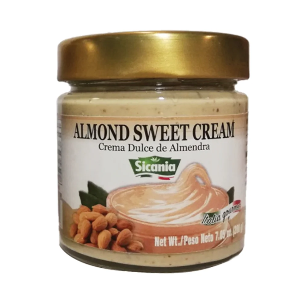 Gourmet Product Sicilian Almond Sweet Cream