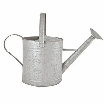 Оцинкованная Цветочная кастрюля ручной работы классический дизайн полив железа для дома и сада декоративный цветочный плантатор