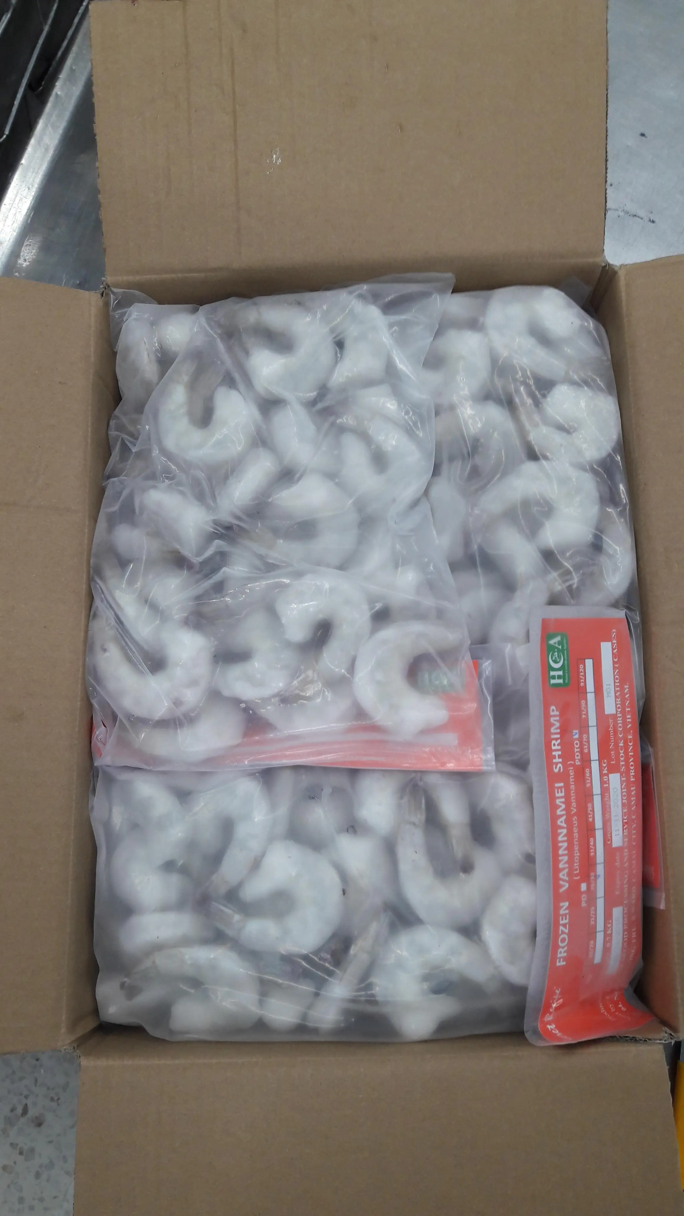 White leg shrimp PD deveined with good price