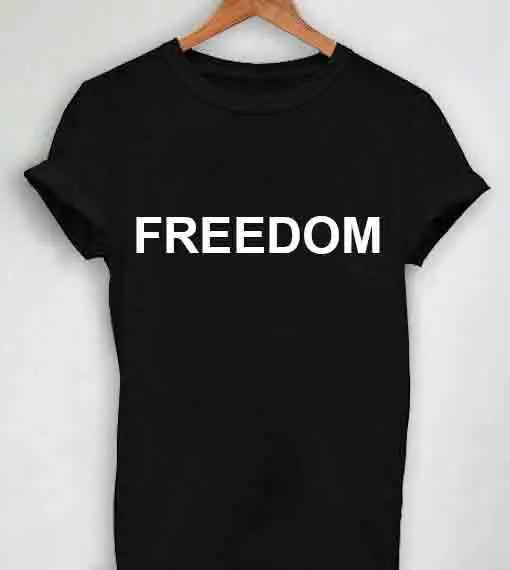 Freedom t-shirts Custom Design 100% Cotton  t-shirt in Bangladesh in wholesale price