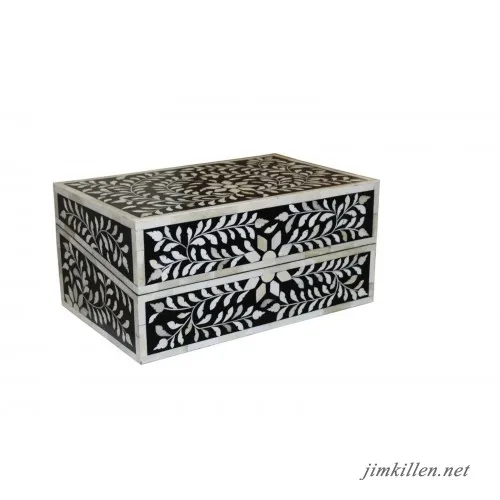 Handcrafted  resin inlay box & wood inlay jewelry boxes customized size color wooden storage box at cheap price