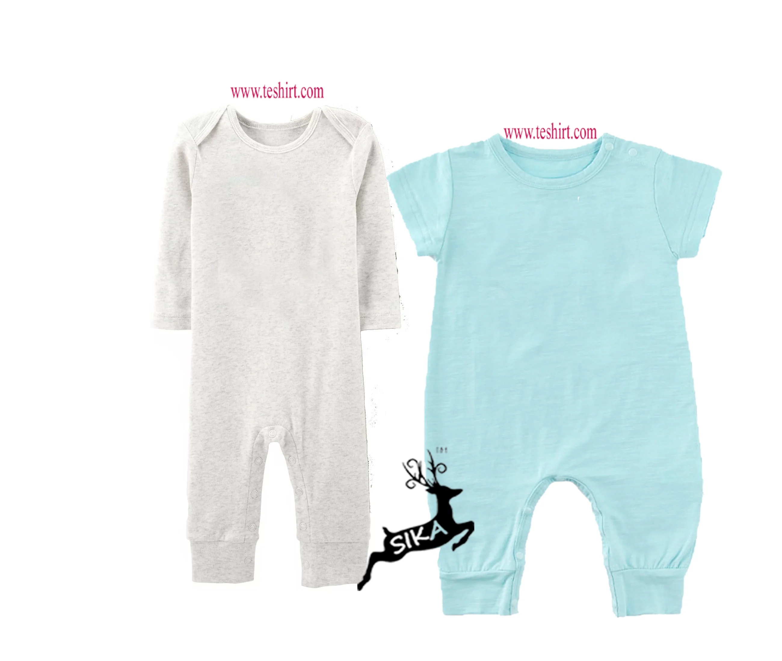 online shopping oem /odm newborn toddler organic ocs cotton Romper jumpsuit  Infant Overall Baby clothing alibaba online sale