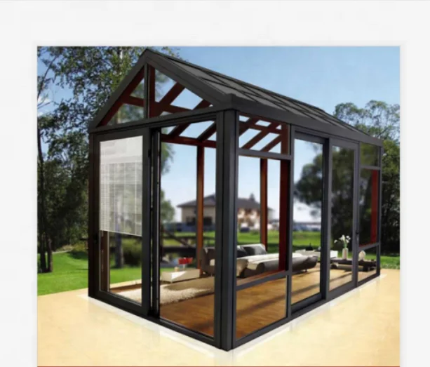 
used tempered glass for sunroom panels for sale prefabricated garden house 