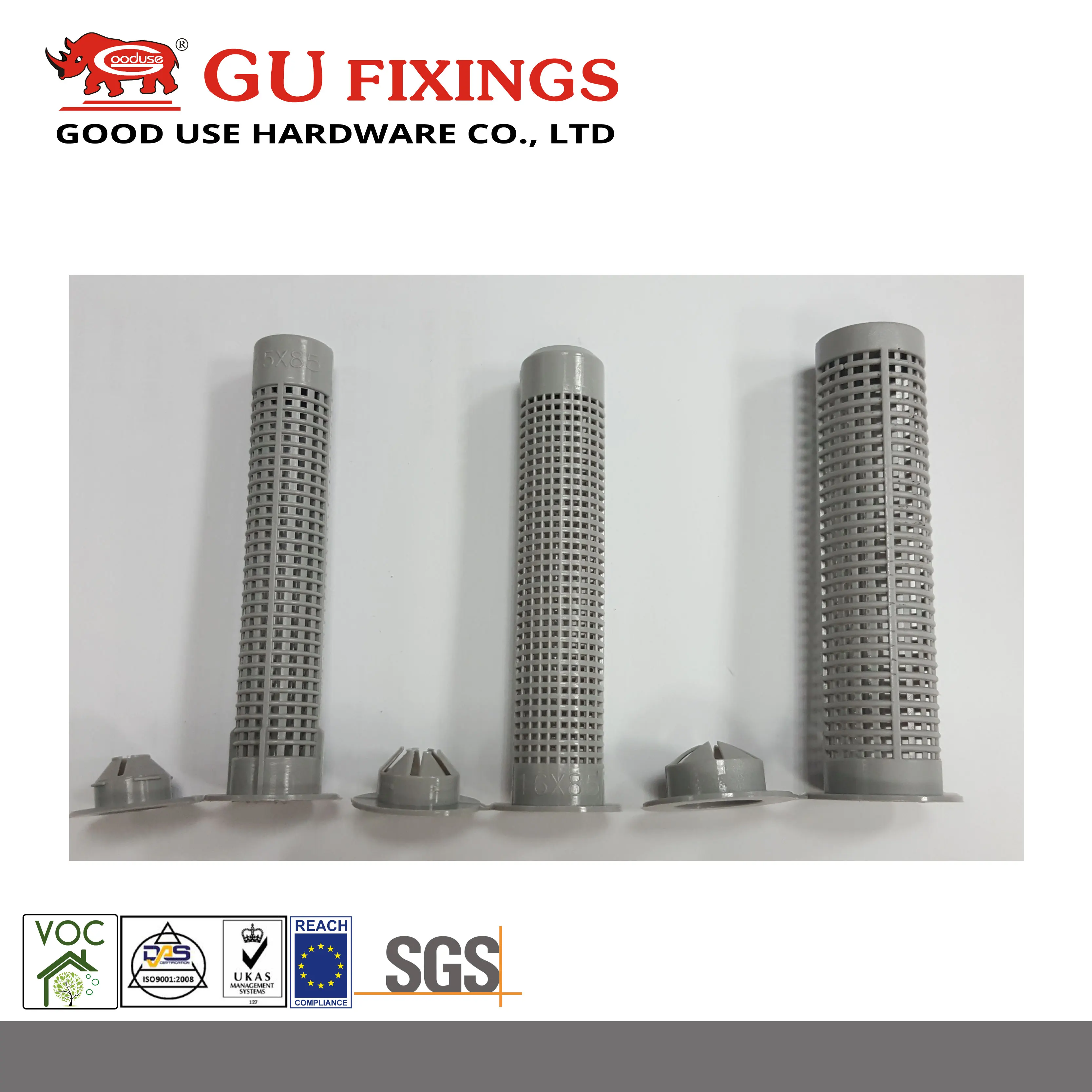 Lightweight plastic sleeve for epoxy rod anchoring