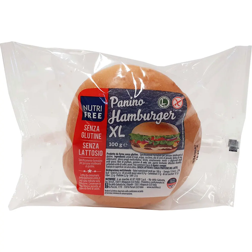 Гамбургерная булочка XL без глютена, одноразовая упаковка 100 г